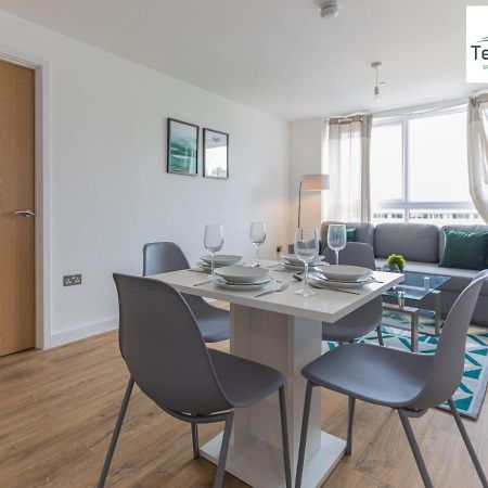 Marigold at Telly Homes: Central Birmingham Apartment with WiFi Exterior photo