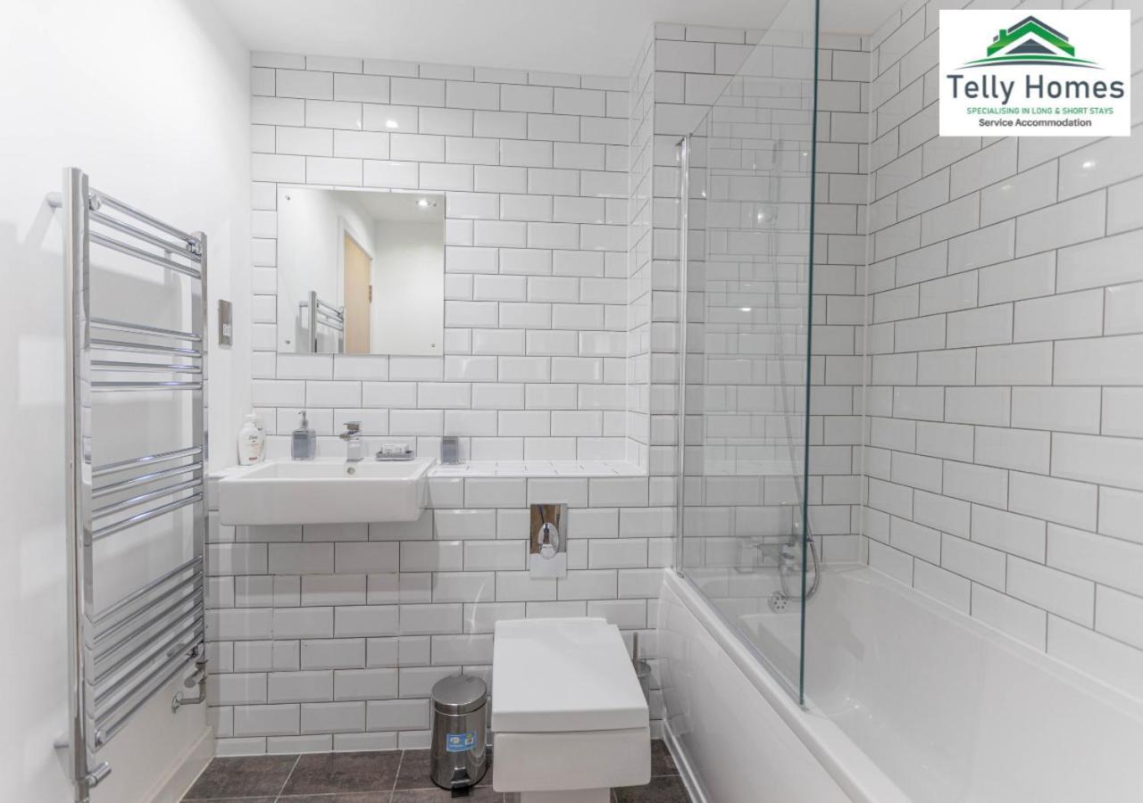Marigold at Telly Homes: Central Birmingham Apartment with WiFi Exterior photo