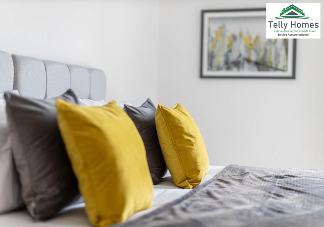 Marigold at Telly Homes: Central Birmingham Apartment with WiFi Exterior photo