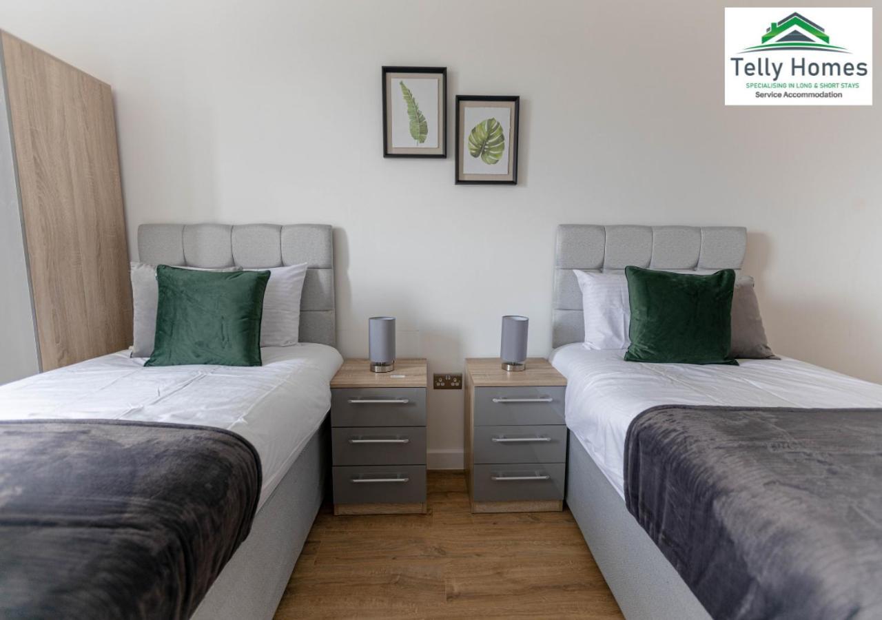 Marigold at Telly Homes: Central Birmingham Apartment with WiFi Exterior photo