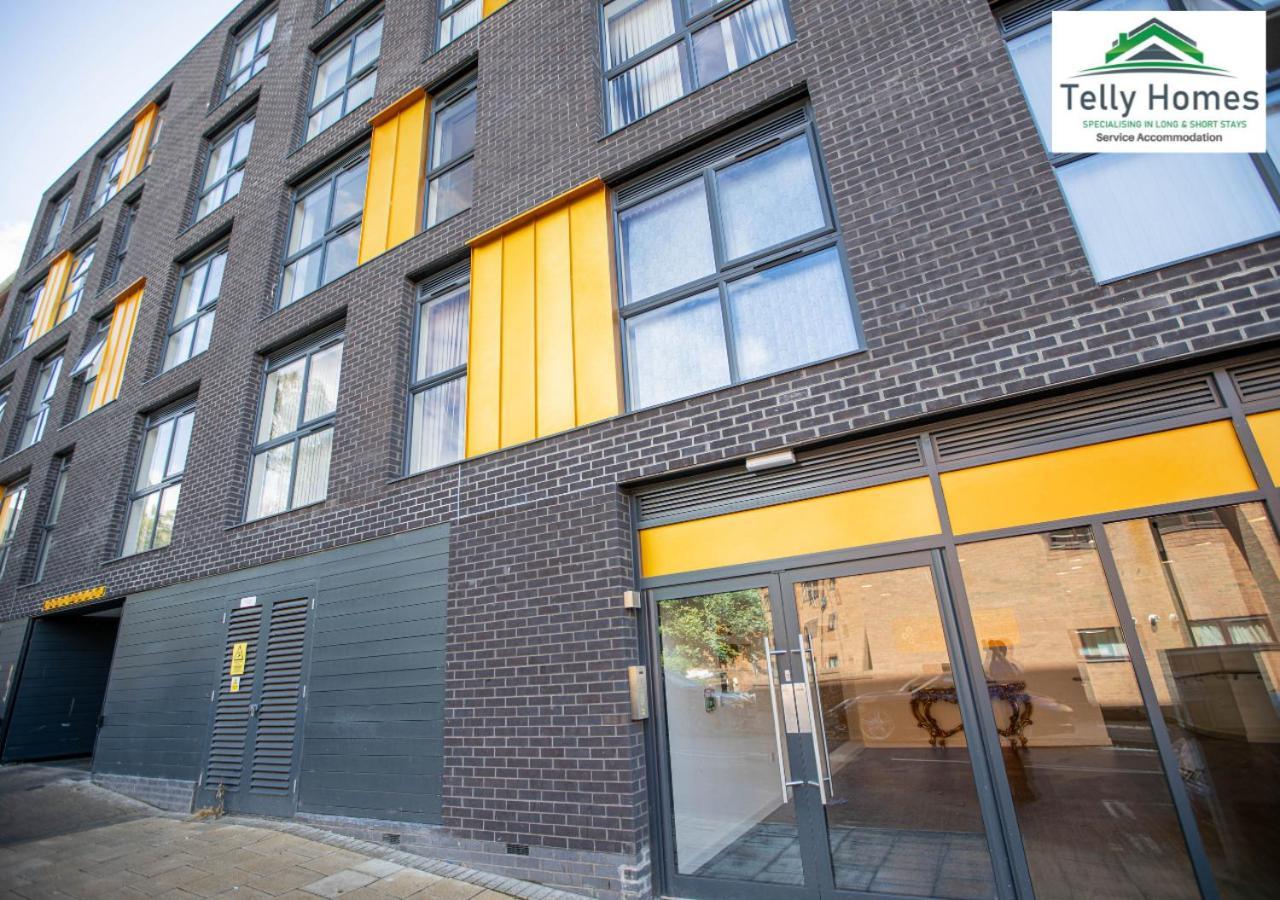 Marigold at Telly Homes: Central Birmingham Apartment with WiFi Exterior photo