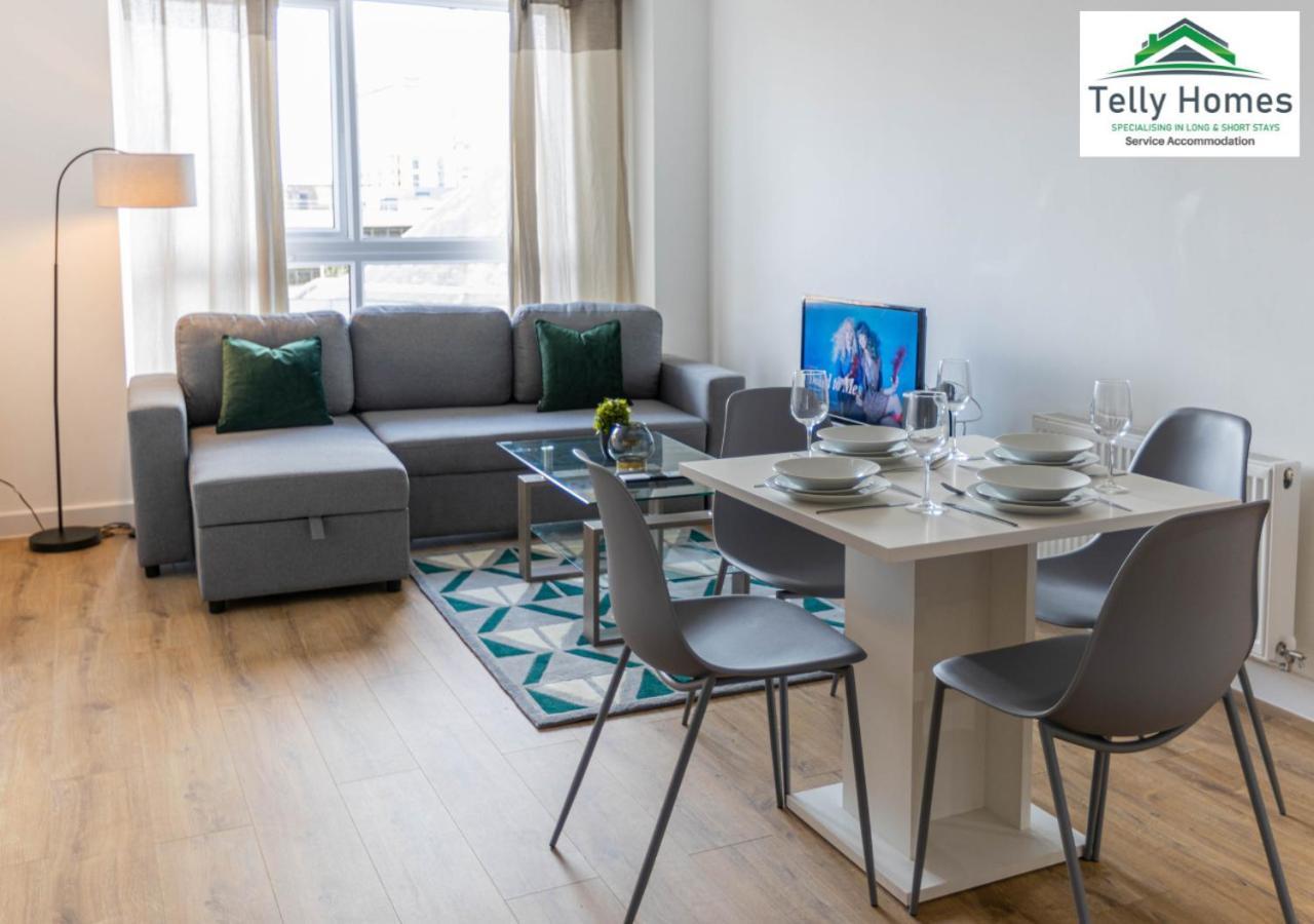 Marigold at Telly Homes: Central Birmingham Apartment with WiFi Exterior photo